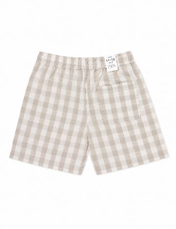 Pantaloni scurti Zara, crem