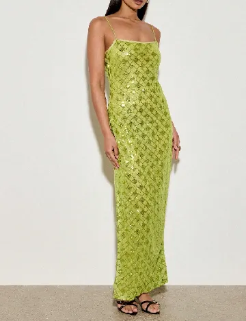 Rochie lunga AiiRZ, verde