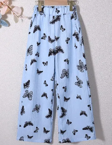 Pantaloni Shein Kids, albastru