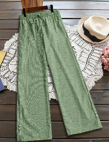 Pantaloni SHEIN CURVE, verde