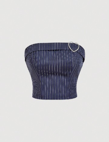 Top SHEIN, bleumarin