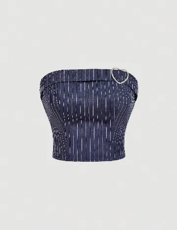 Top SHEIN, bleumarin