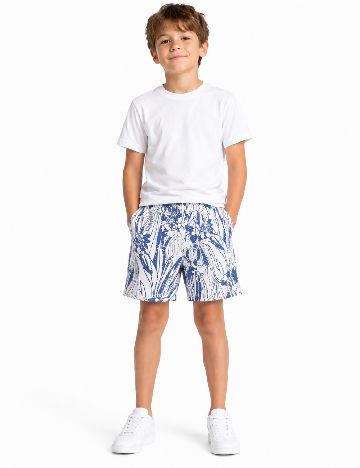 Pantaloni scurti Zara, alb
