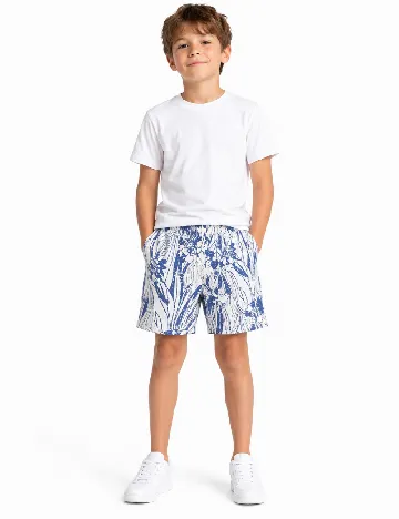 Pantaloni scurti Zara, alb
