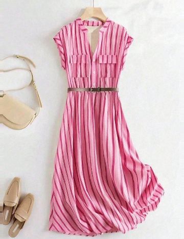Rochie lunga SHEIN, roz