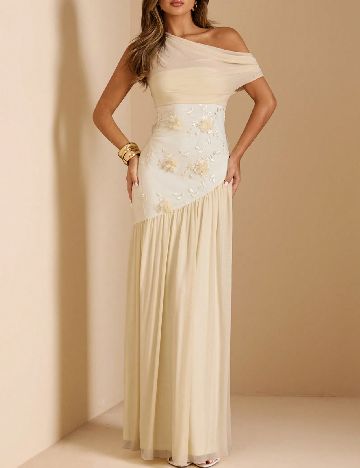 Rochie lunga SHEIN, galben deschis