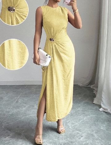 Rochie lunga SHEIN, galben