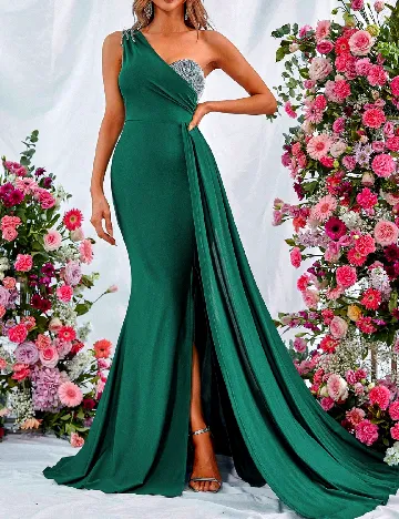 Rochie lunga Faeriesty, verde