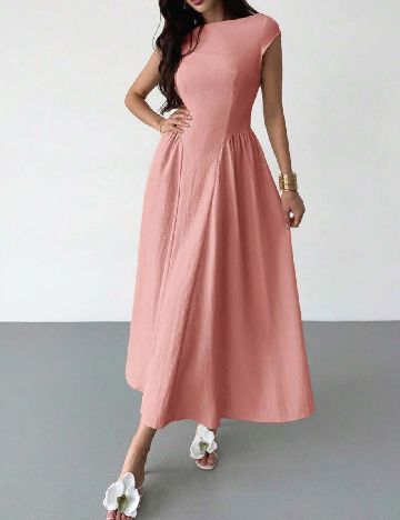 Rochie lunga SHEIN, roz