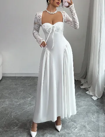 Rochie lunga SHEIN, alb