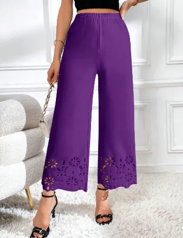 Pantaloni SHEIN, mov