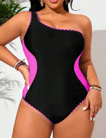 Costum de baie SHEIN CURVE, negru