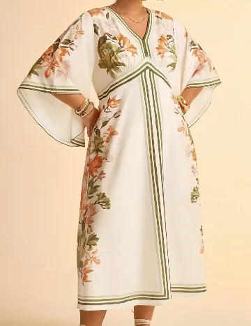 Rochie lunga SHEIN CURVE, crem