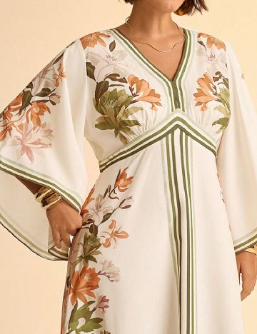 Rochie lunga SHEIN CURVE, crem