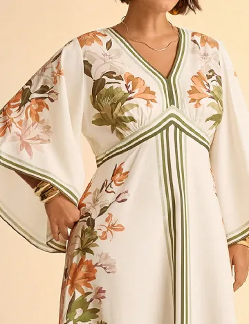 Rochie lunga SHEIN CURVE, crem