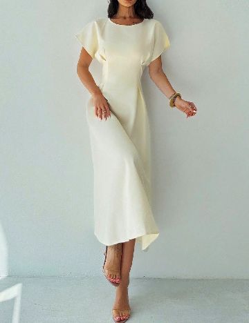 Rochie lunga SHEIN, ecru