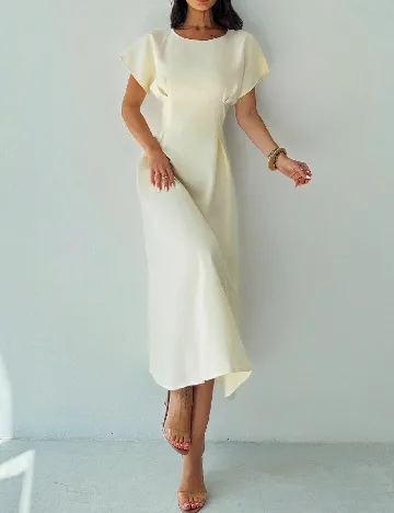 Rochie lunga SHEIN, ecru