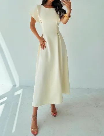 Rochie lunga SHEIN, ecru
