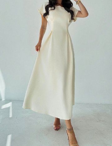 Rochie lunga SHEIN, ecru