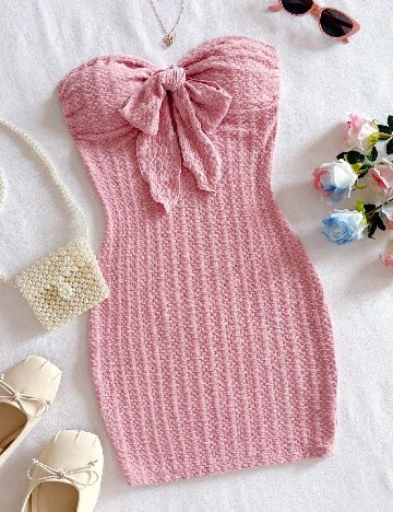 Rochie scurta SHEIN, roz