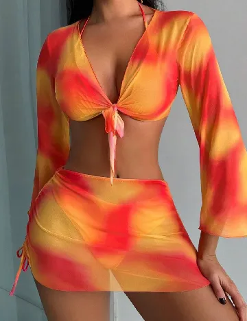 Costum de baie SHEIN, mix culori