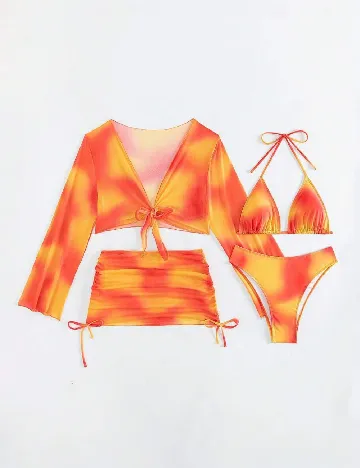 Costum de baie SHEIN, mix culori