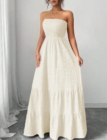 Rochie lunga SHEIN, ecru