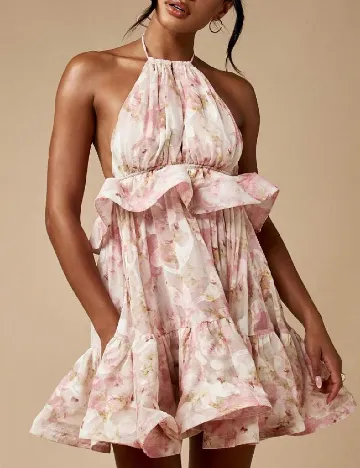 Rochie scurta SHEIN, roz