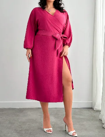 Rochie medie SHEIN CURVE, roz