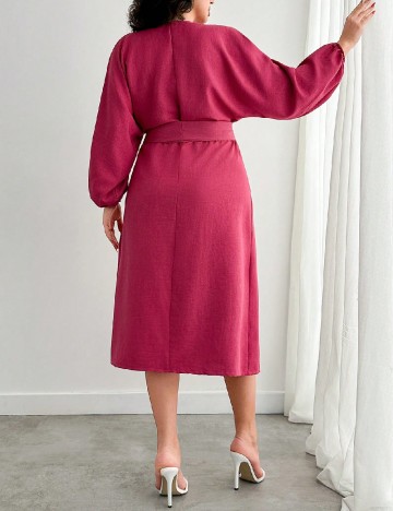 Rochie medie SHEIN CURVE, roz