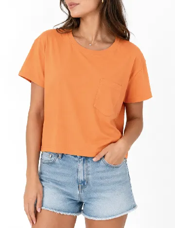 Tricou Zara, portocaliu