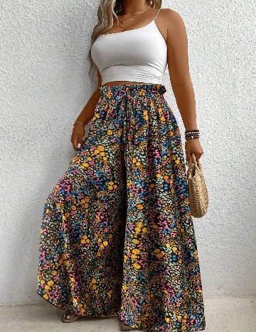 Pantaloni SHEIN CURVE, floral