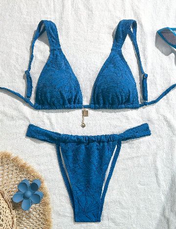 Costum de baie SHEIN, albastru