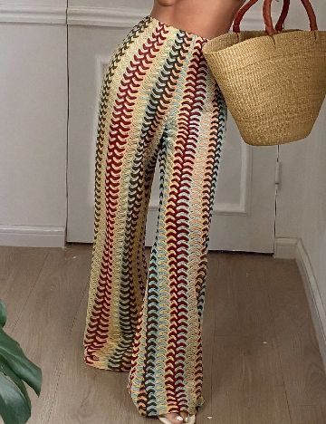 Pantaloni de plaja Dazy, mix culori
