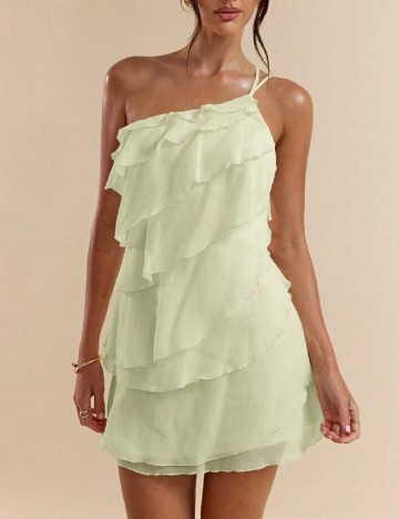Rochie scurta SHEIN, verde