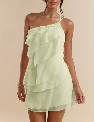 Rochie scurta SHEIN, verde