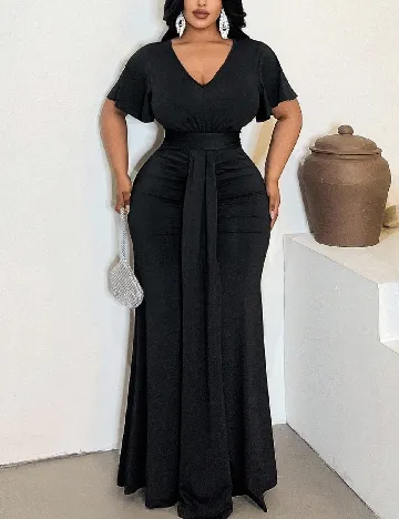 Rochie lunga SHEIN CURVE, negru