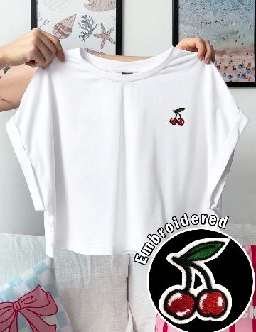 Top SHEIN, alb