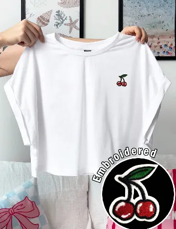 Top SHEIN, alb