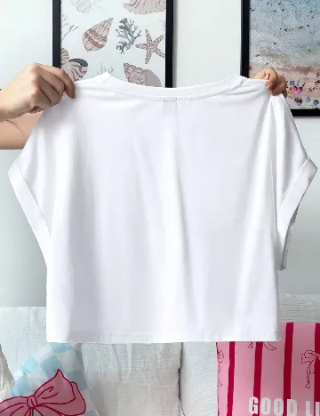 Top SHEIN, alb