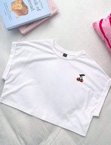 Top SHEIN, alb