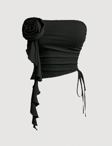 Top SHEIN, negru