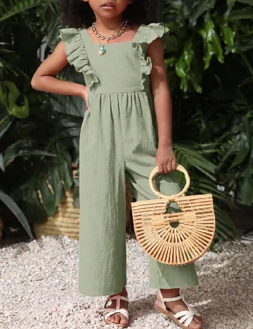 Salopeta Shein Kids, verde