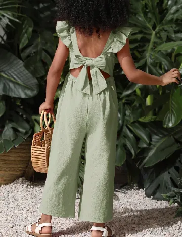 Salopeta Shein Kids, verde