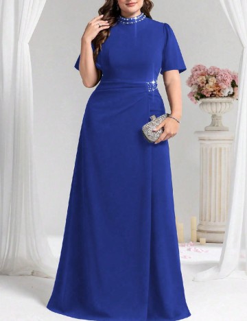 Rochie lunga SHEIN CURVE, albastru
