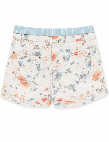 Pantaloni scurti Zara, crem