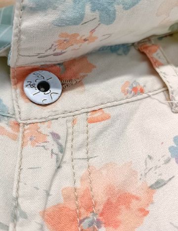 Pantaloni scurti Zara, crem