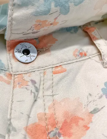 Pantaloni scurti Zara, crem
