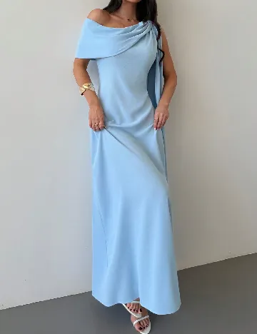 Rochie lunga SHEIN, albastru