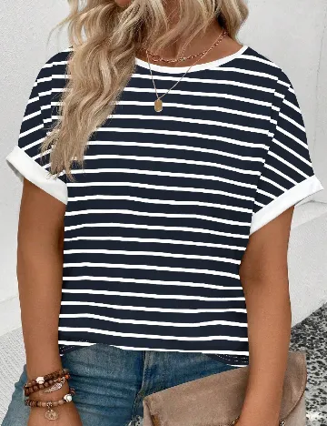Bluza SHEIN CURVE, bleumarin